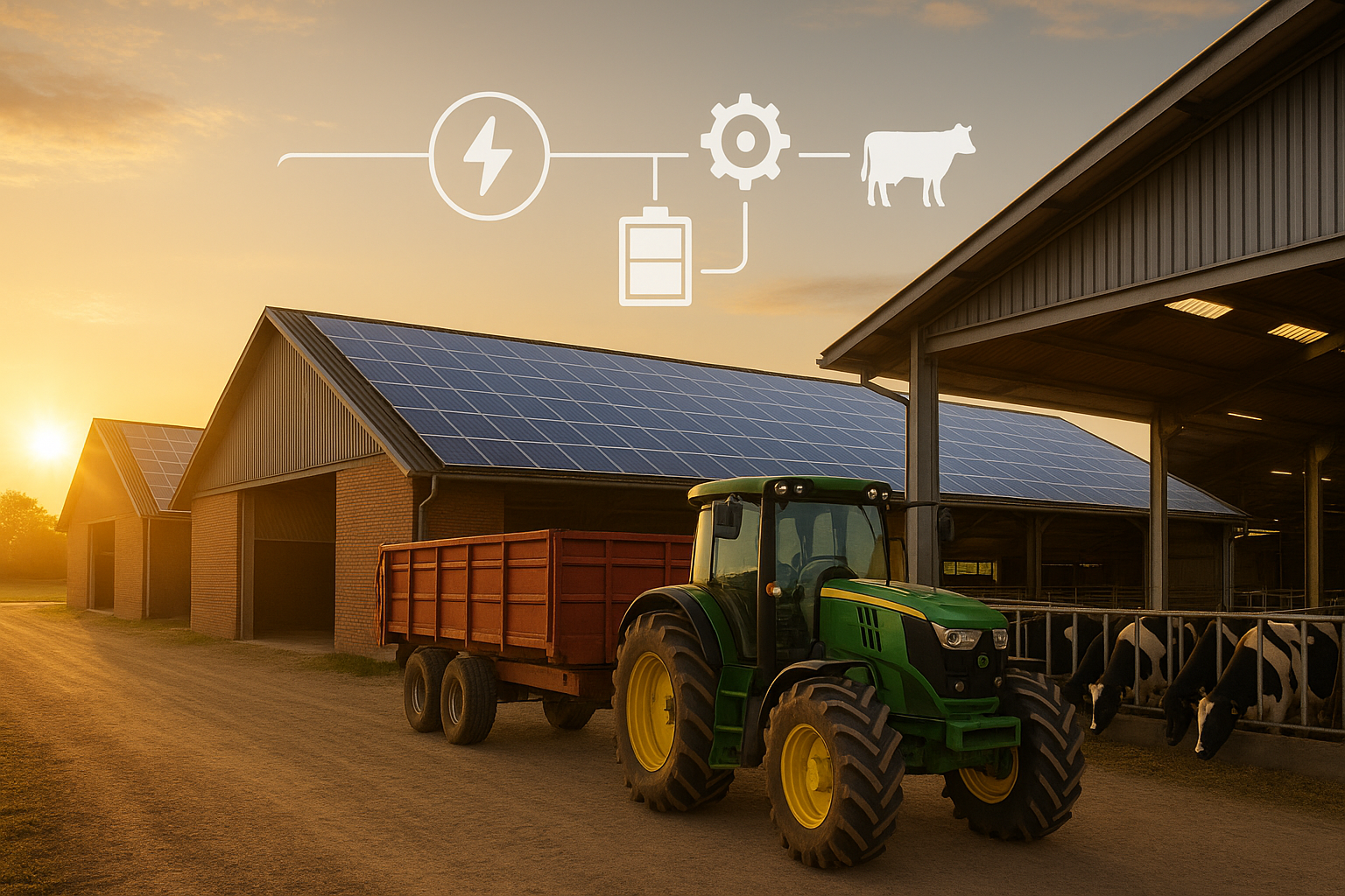 Landwirtschaft mit Energiemanagement